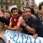 racismo inmigrantes protesta barcelona