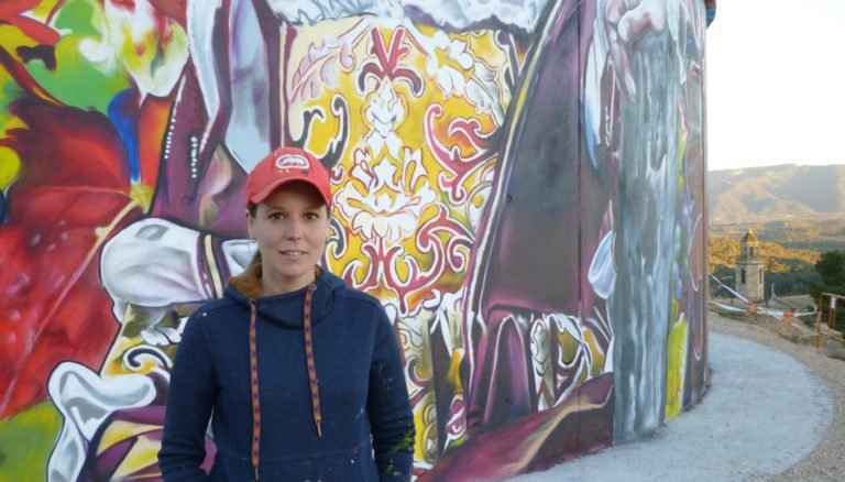 Mireia Serra o Llily Brik en su vertiente artística. (J.P.)
