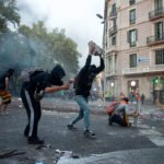 disturbios en Barcelona