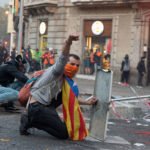 disturbios en Barcelona