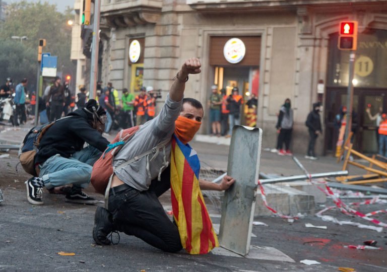 disturbios en Barcelona amnistía independentistas