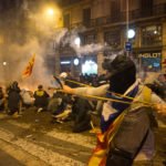 disturbios en Barcelona