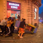 disturbios en Barcelona