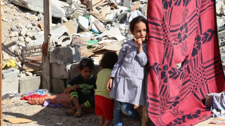 gaza niños palestina israel guerra
