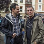 Manifestación de Gure Esku Dago a favor de Catalunya