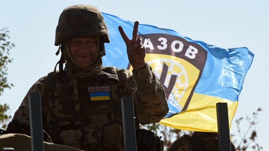  Los grupos de choque de ultraderecha robustecen hoy la contraofensiva ucraniana. Foto: AFP 