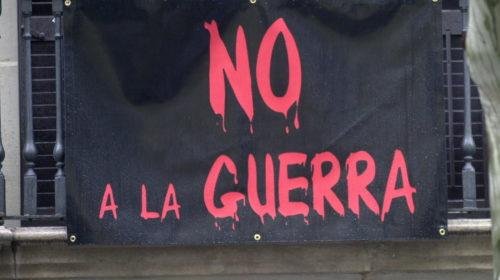 no a la guerra europea no a la guerra iran