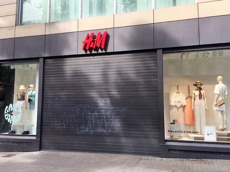 h&m barcelona huelga condena h&m