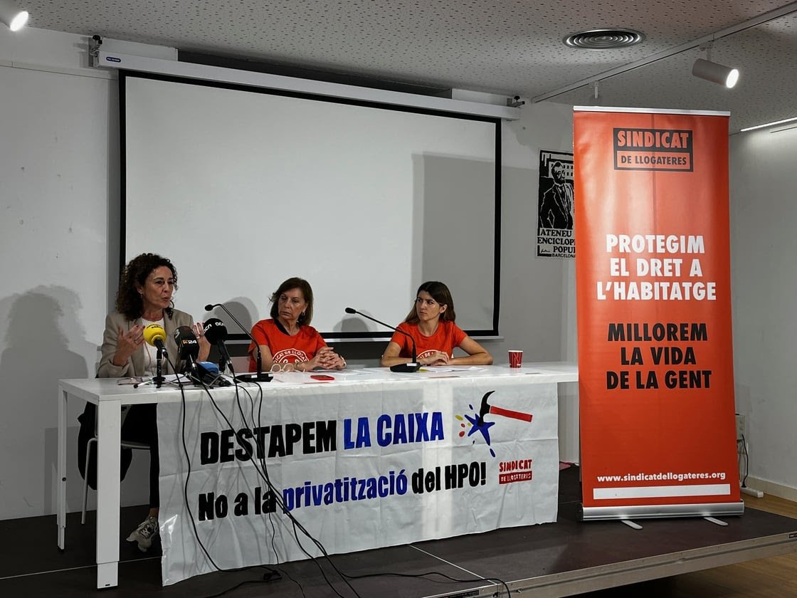 rueda de prensa demanda caixabank alquileres cláusulas abusivas
