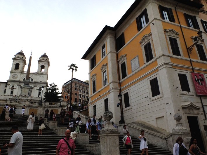 Piazza Spagna, Rome casa de keats