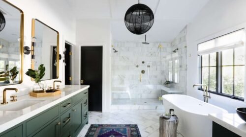 Tendencias de cerámica 2024 hogar baño cocina