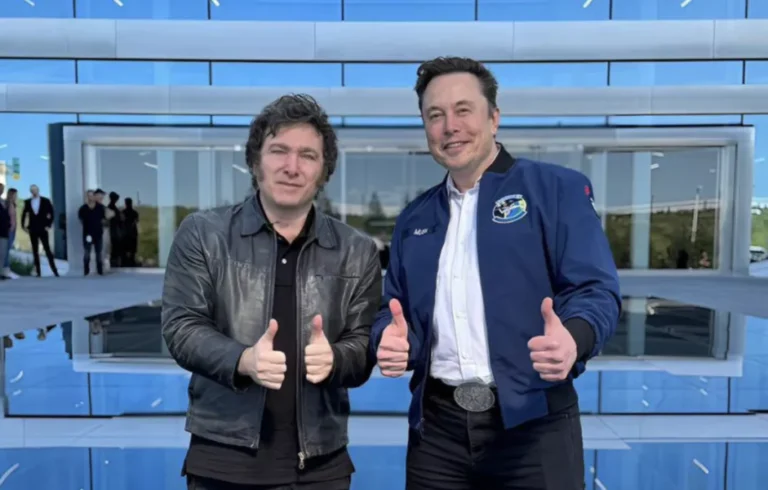 Javier Milei y Elon Musk. Foto: Gobierno de Argentina.