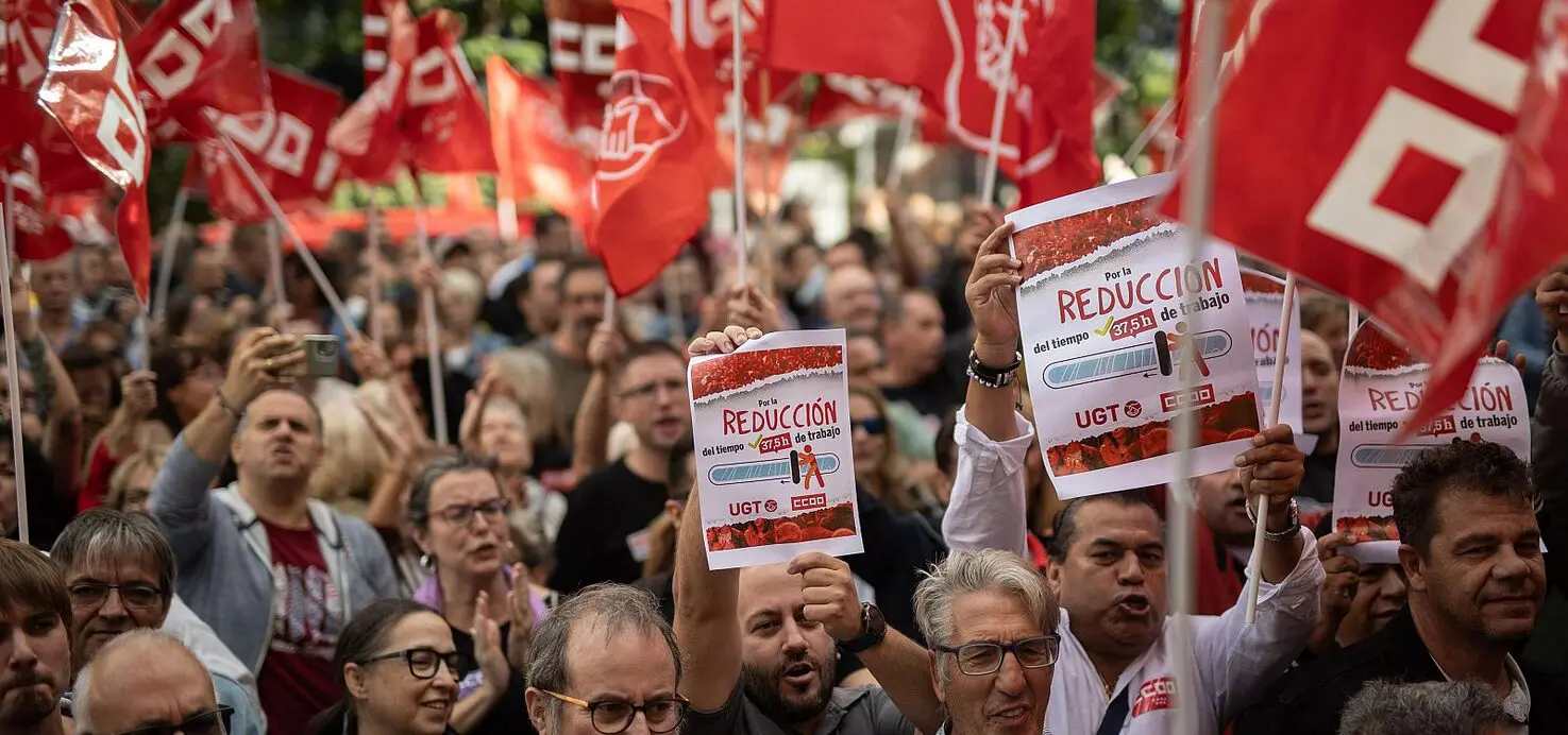 reducción de la jornada laboral SUBVENCIONES UGT CCOO