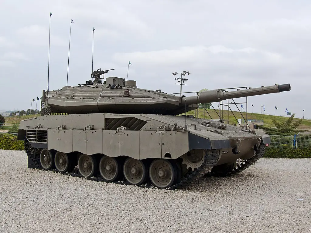 Merkava Mark IV en el Museo Yad La-Shiryon, Latrun.