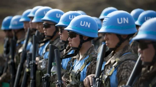 cascos azules Gaza