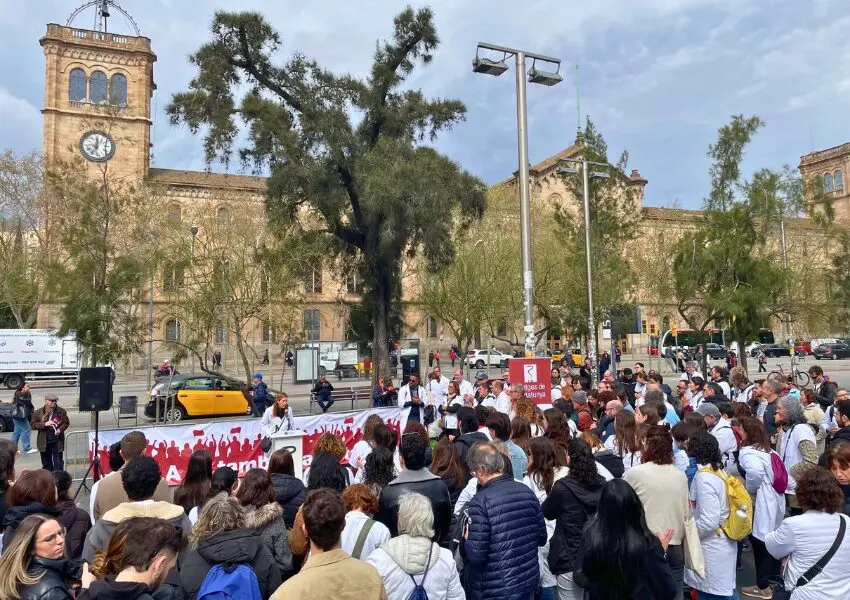 huelgas en educación y sanidad