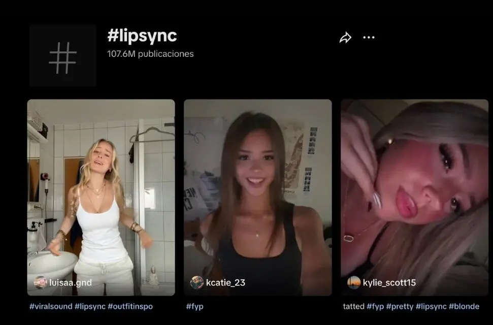 lip sync en TikTok como expresión cultural